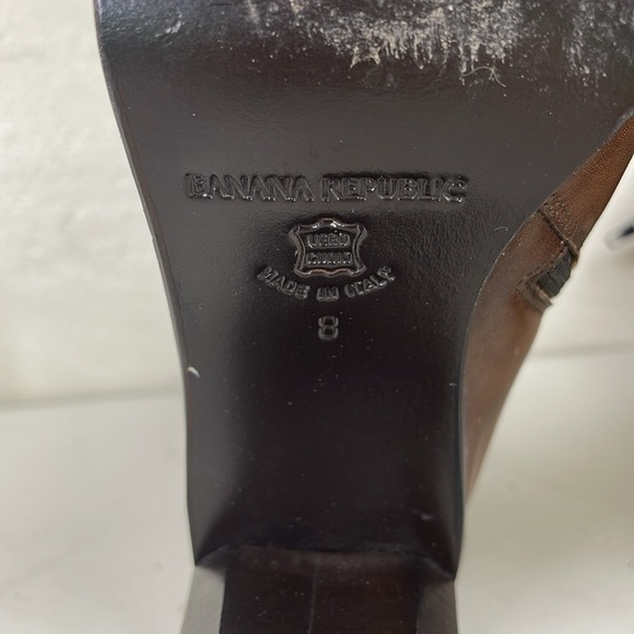 Vintage Made in Italy Banana Republic Short Boots Size 8 US - Picture 8 of 10